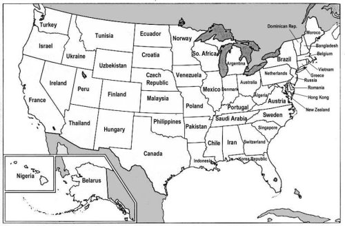 US states renamed for countries by GDP value