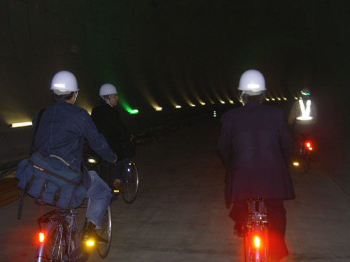 Tokyo flood tunnels – in the underground tunnel