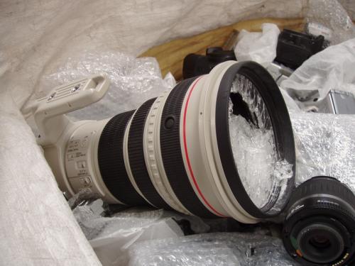 Mass destruction of the Canon cameras