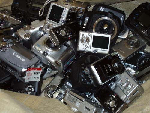 Mass destruction of the Canon cameras