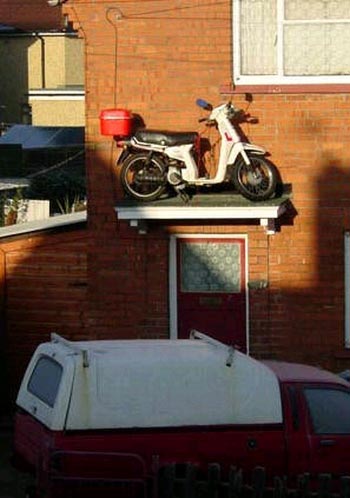 Parking on the roof