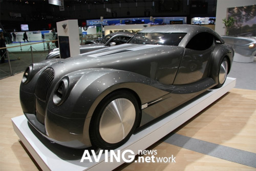 Morgan Life Car at the Geneva Motor Show. Aving has a short special report 