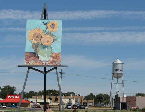 Giant Van Gogh in Goodland, Kansas