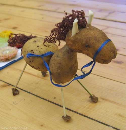 Potato art