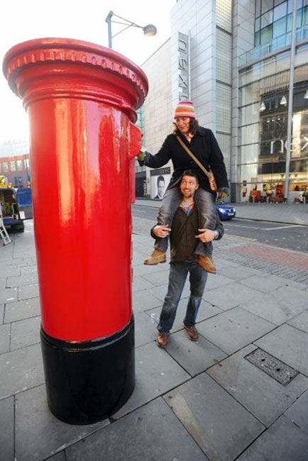 Giant fire hydrant in London