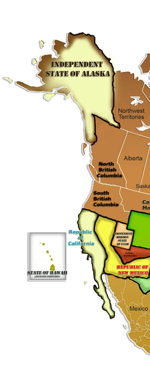 Peters map of America