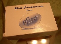 Pfizer soap box