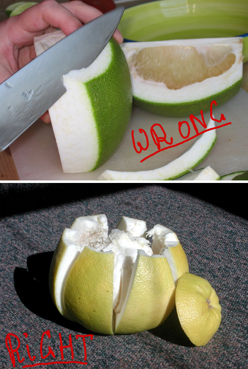 pomelo peel