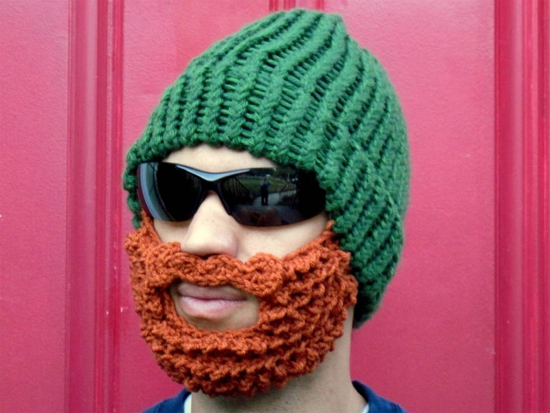 Knit beard cap paradoxoff