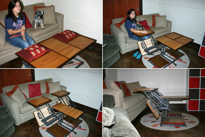 DIY transforming coffee table (and a happy girlfriend)