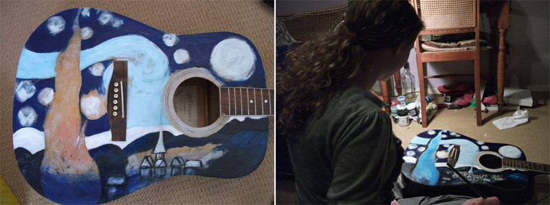 The making of van Gogh guitar: the masterstrokes