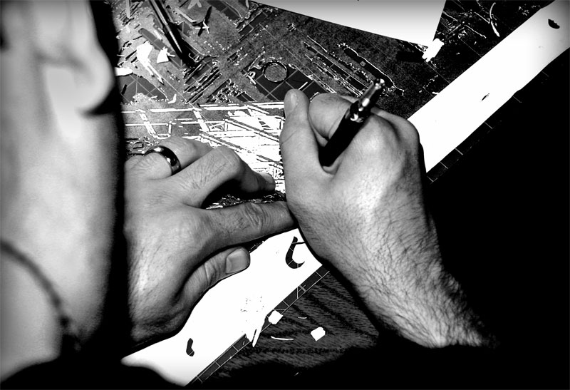Joe Bagley papercut