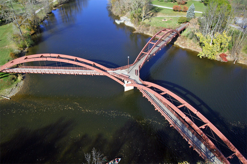 The Tridge aerial view