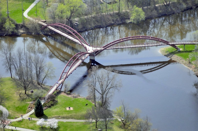 The Tridge, view from above