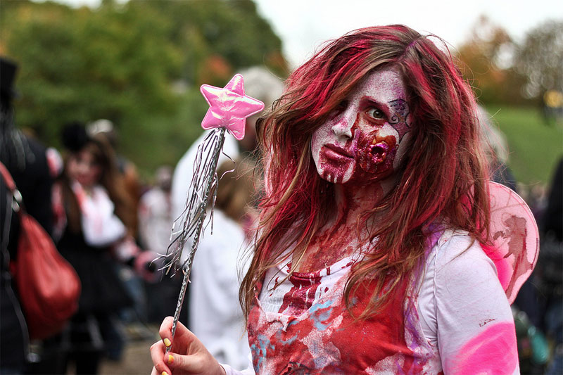 3. Fairy zombie at Toronto 2011 Zombie Walk. Photo by Jackman Chiu