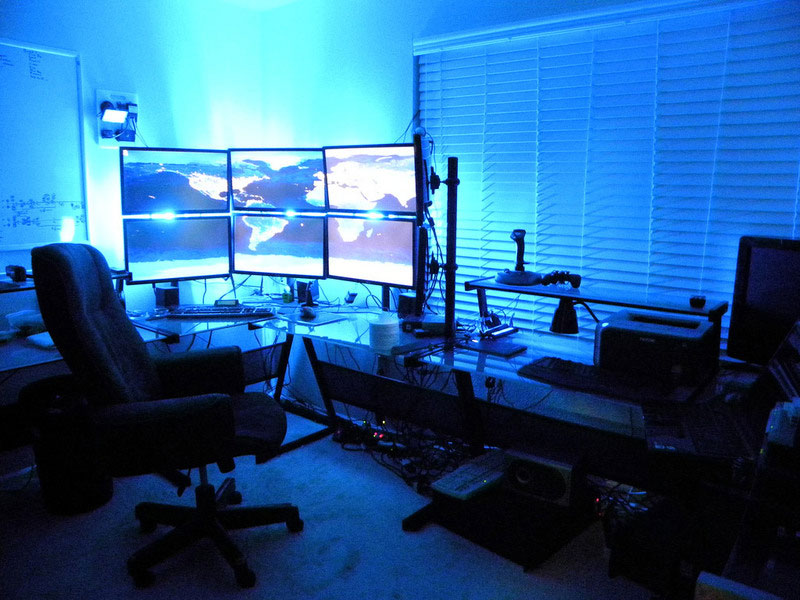 20. The dream setup for the Microsoft Flight Simulator fan