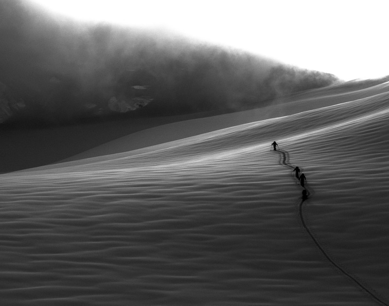 Incredible black and white mountain landscapes