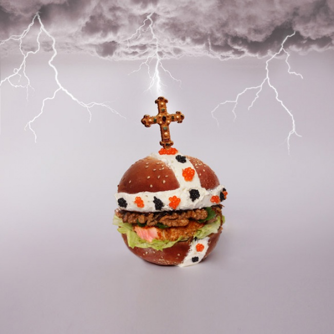 Burger in art