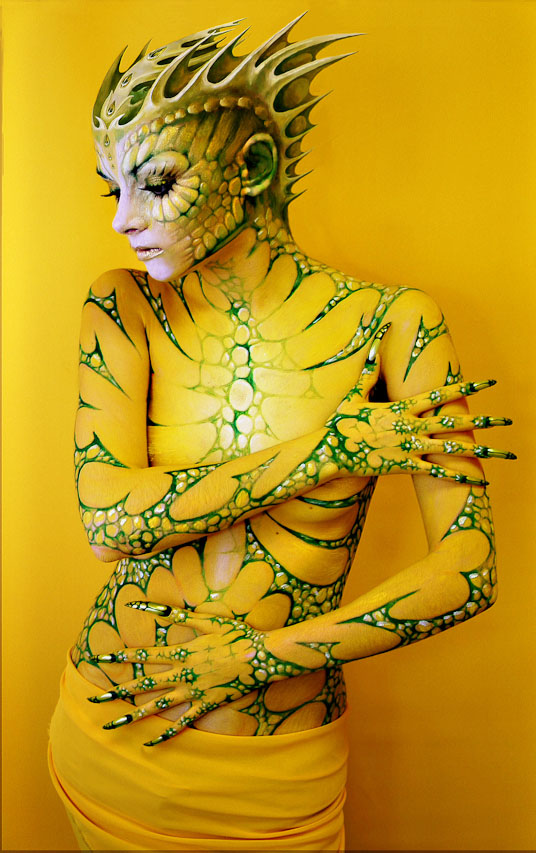 Most beautiful body painting