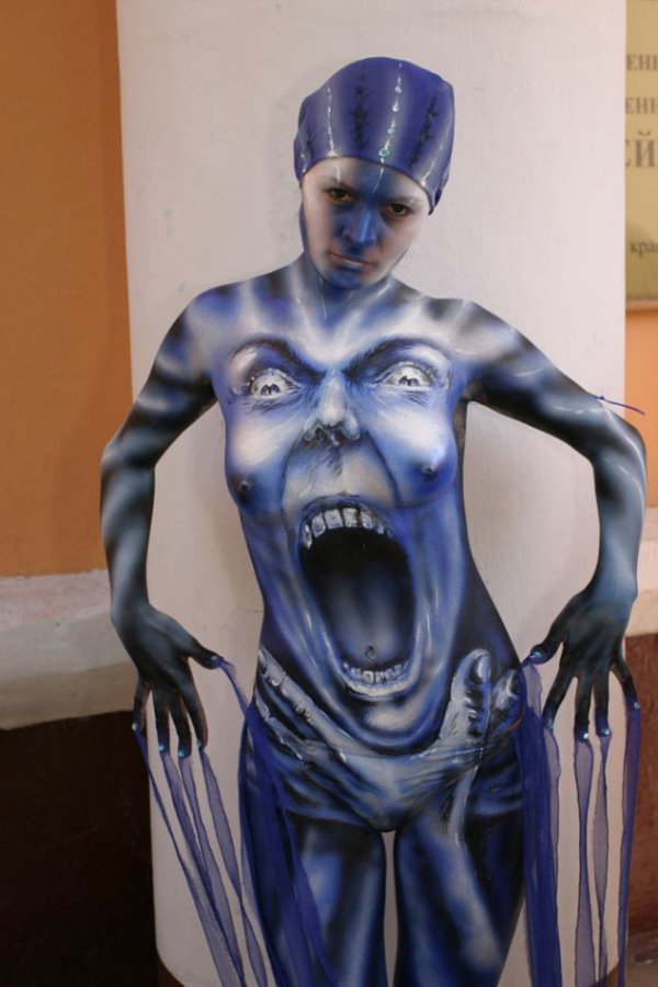 Most beautiful body painting