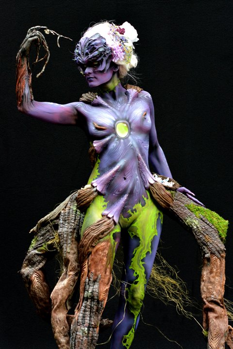 Most beautiful body painting