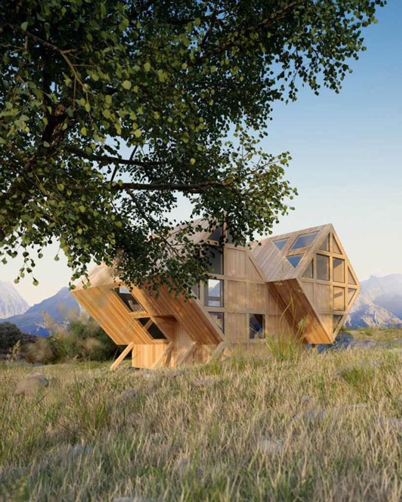 Asymmetric Valley House