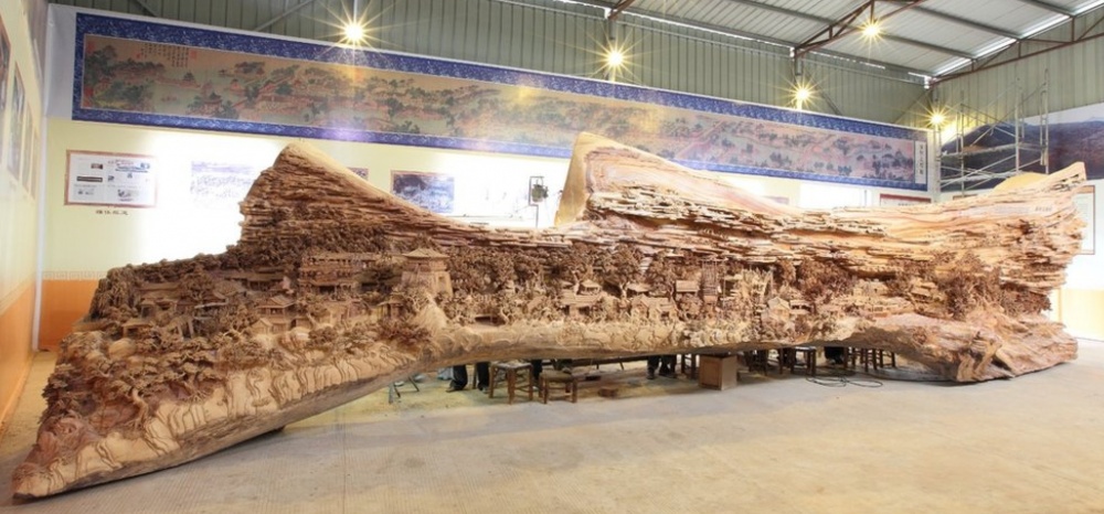 Amazing sculptures from the dried wood