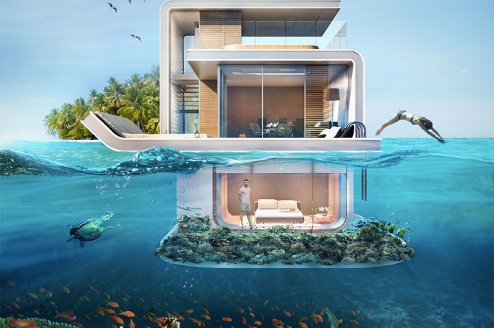 Floating villa in Dubai