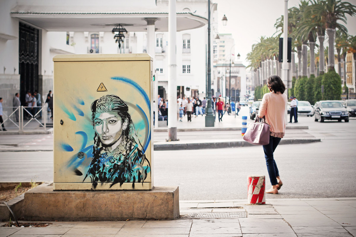 10 street art works, paint the capital of Morocco