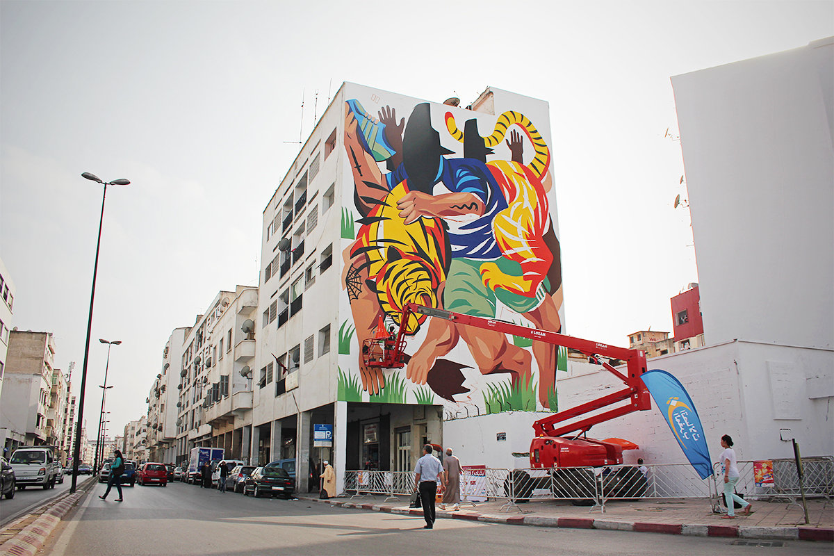 10 street art works, paint the capital of Morocco