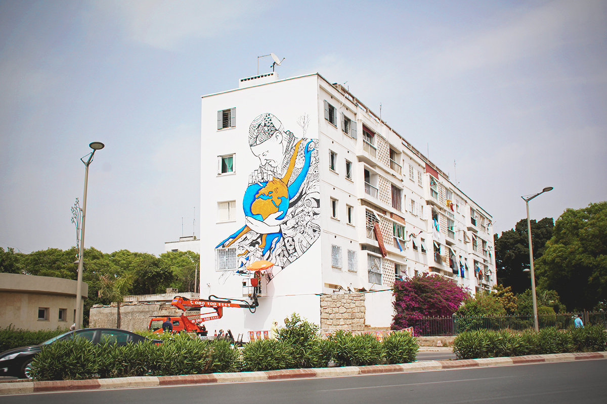 10 street art works, paint the capital of Morocco