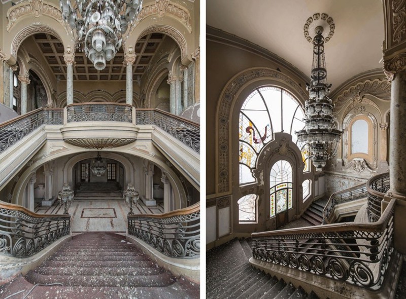 Abandoned casino in Romania