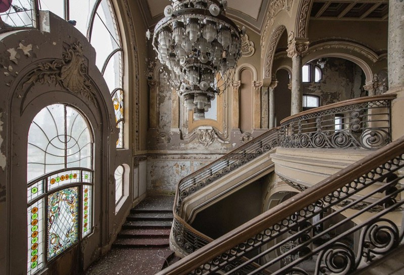 Abandoned casino in Romania