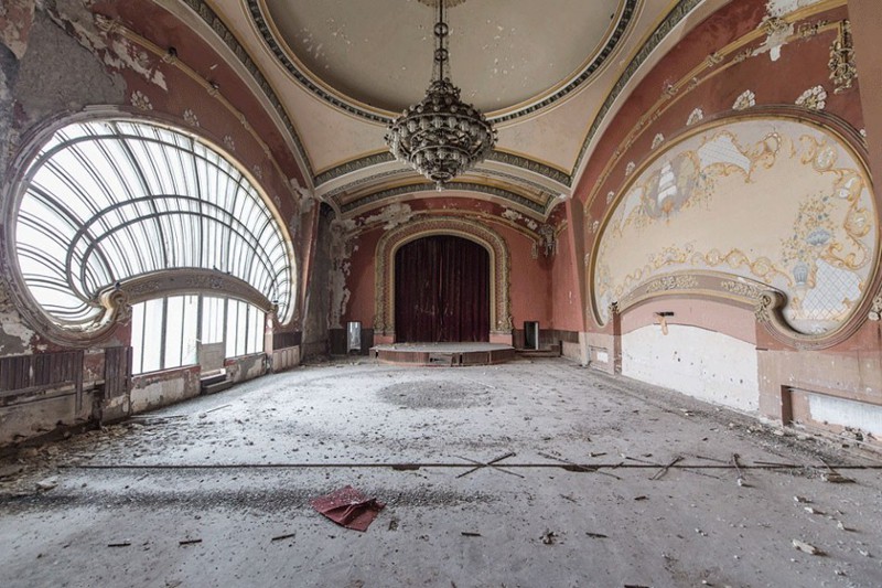 Abandoned casino in Romania