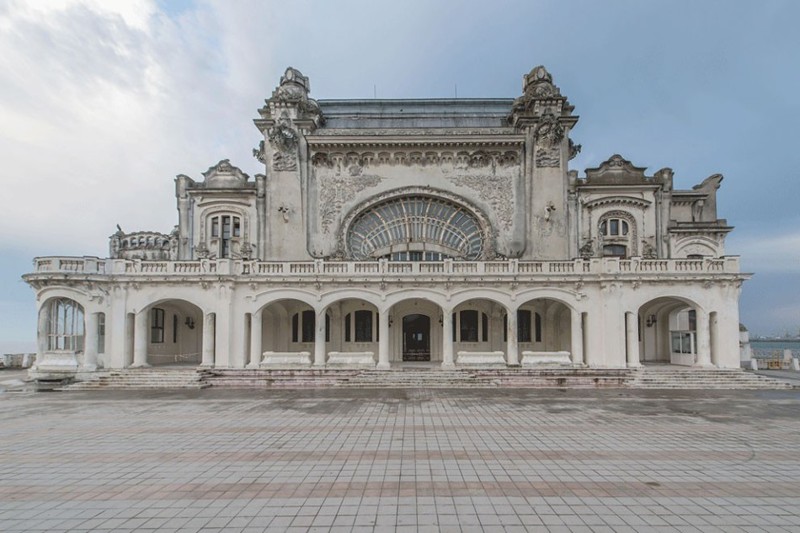 Abandoned casino in Romania