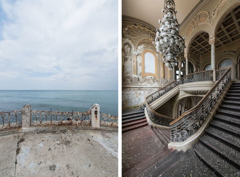 Abandoned casino in Romania