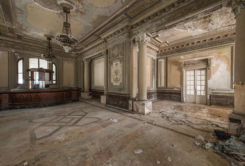 Abandoned casino in Romania