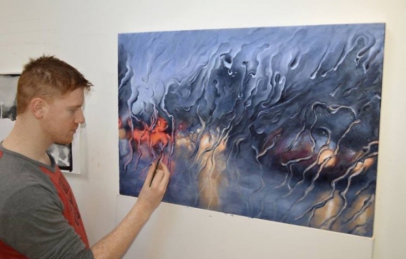 The artist that paints rain 1
