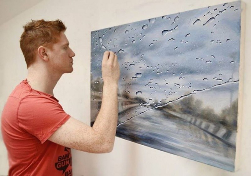 The artist that paints rain 6