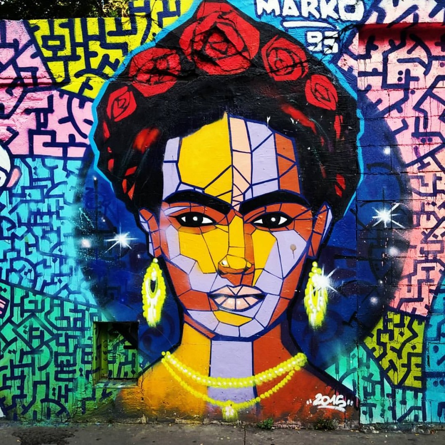 The work of street art in 2015 7