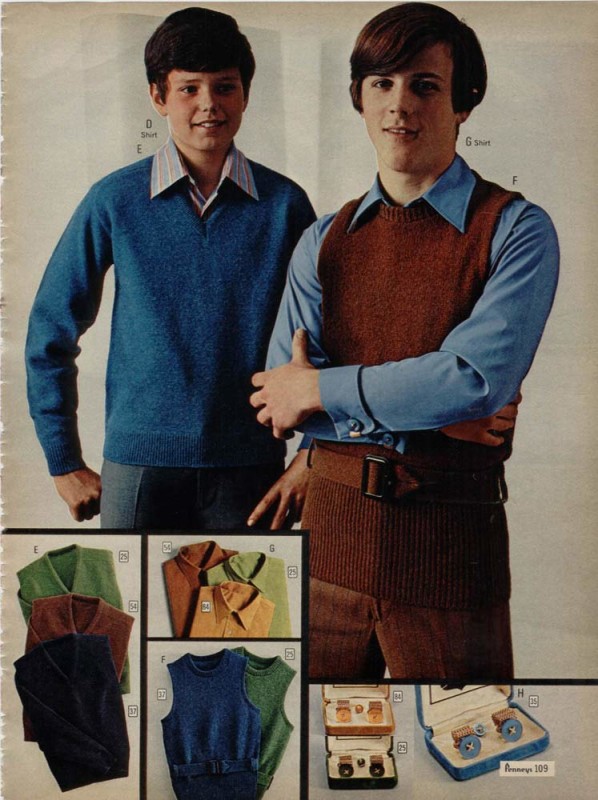 Male dress code in 1970s