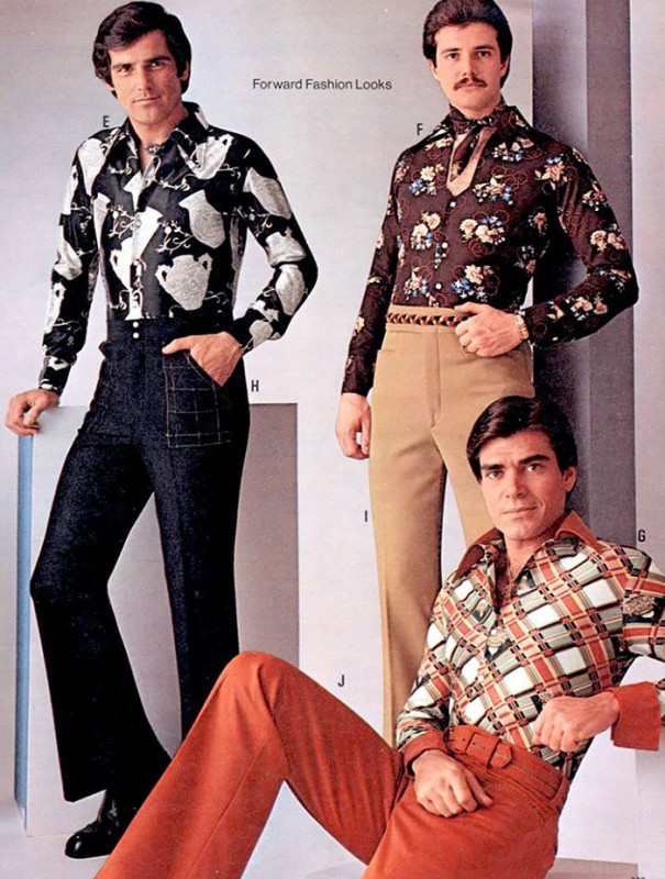 Male dress code in 1970s