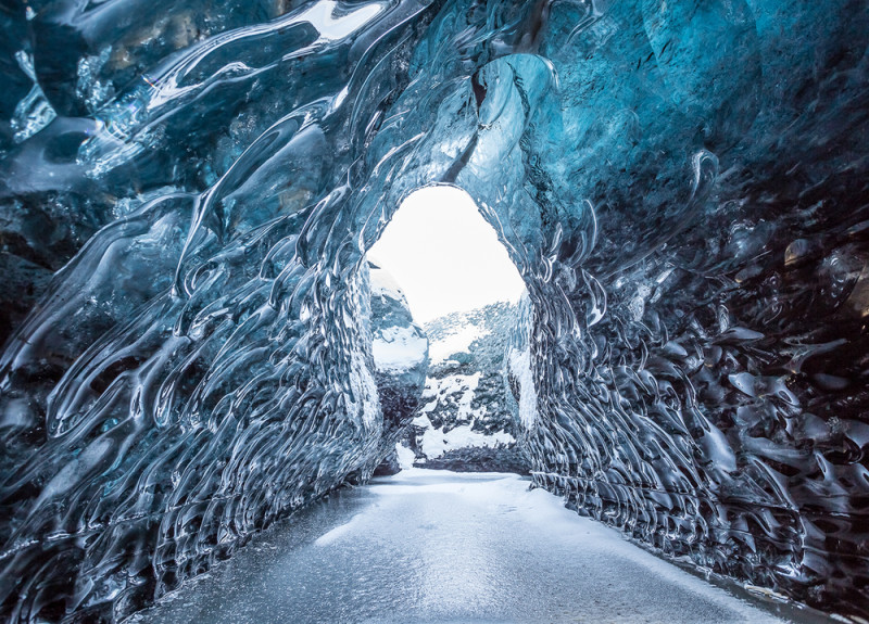 12. Crystal Cave, Iceland