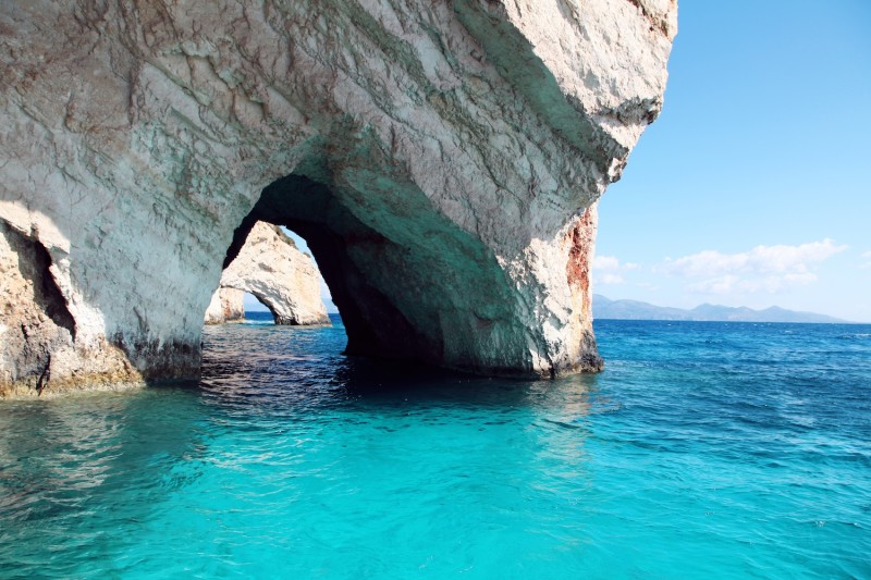 3. Blue cave, Greece