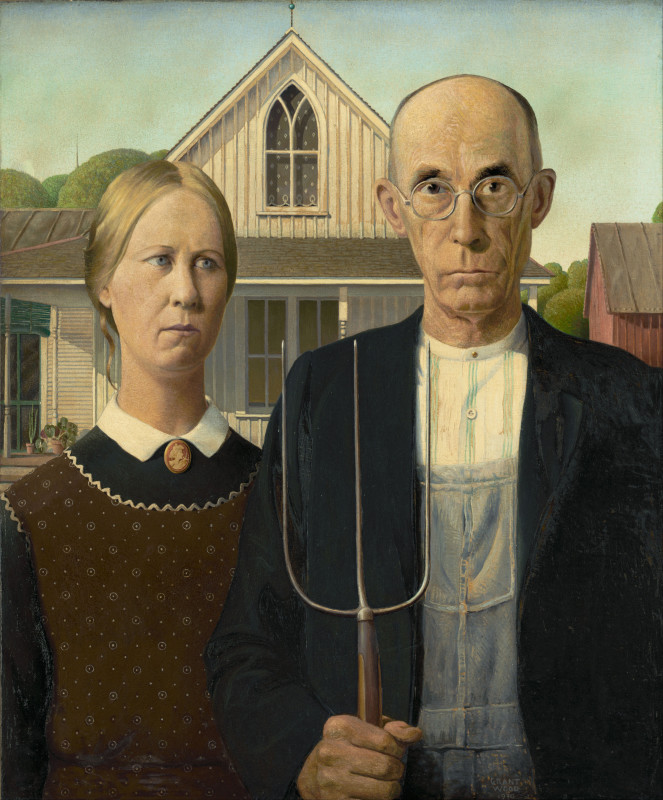 6. American Gothic – Grant DeVolson Wood