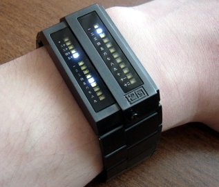 L Version Gunmetal wrist-watch by Twelve-5-9 from Tokyoflash Japan