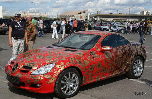 Painted Mercedes