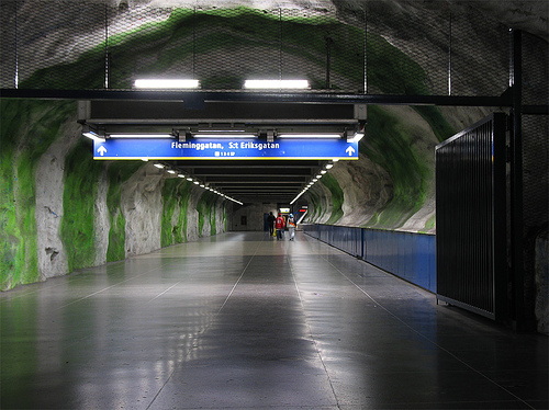 Fridhemsplan subway station in Stockholm