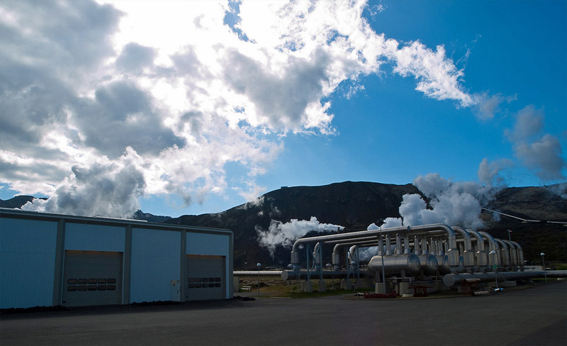 Geothermal power plant facilities