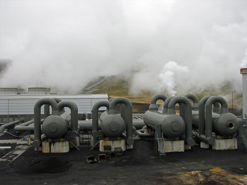 Geothermal power plant machines